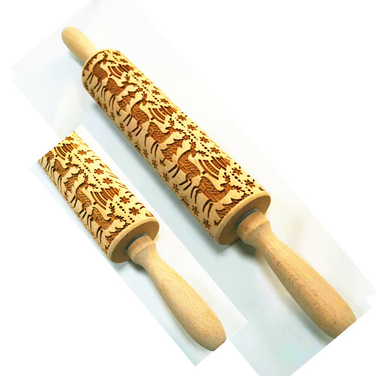 Title 4, Laser Engraving Printing Rolling Pin