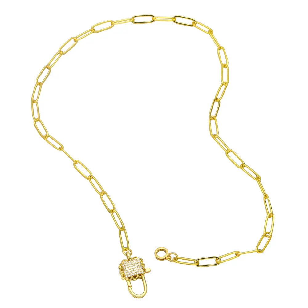 Heart Lock Head Thick Chain Clavicle Chain Special-interest Design Cold Wind Necklace