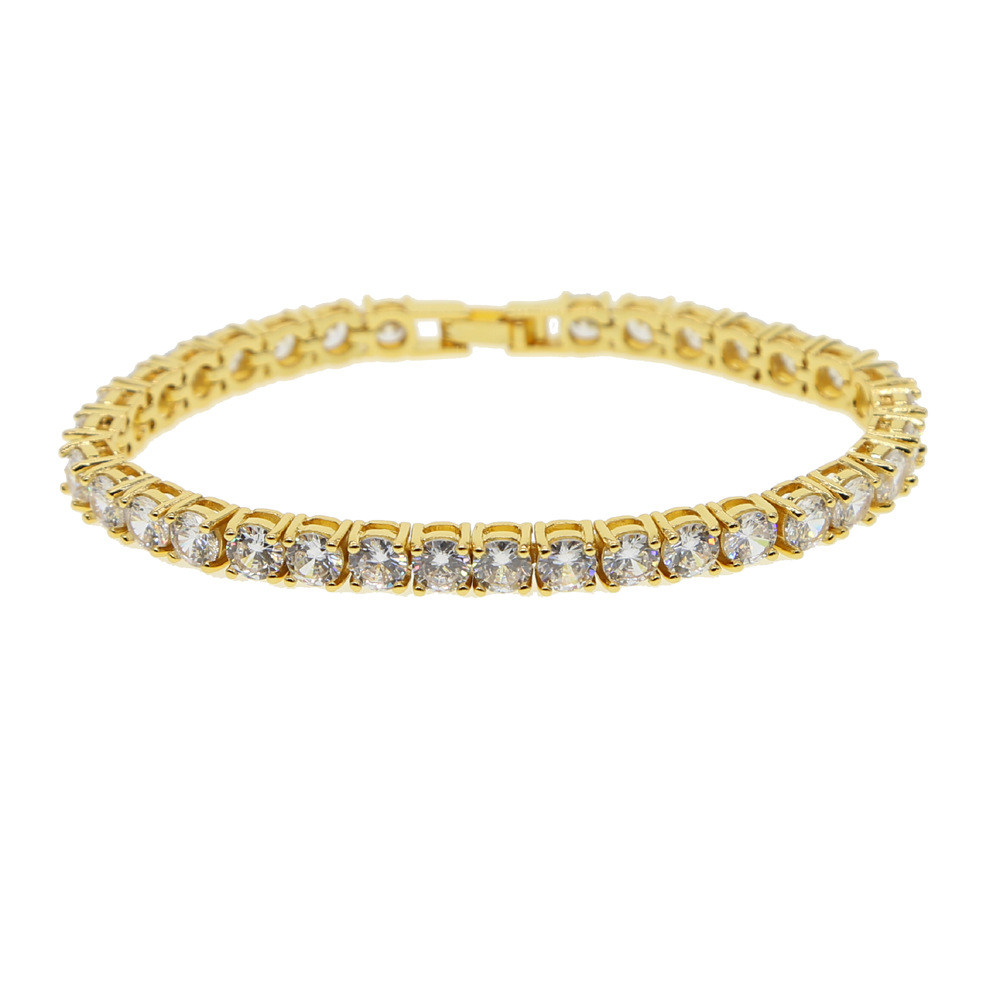 Title 4, Full Diamond 5mm Zircon Chain Foot