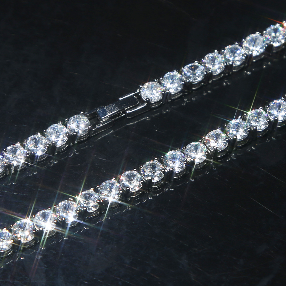 Title 6, Full Diamond 5mm Zircon Chain Foot