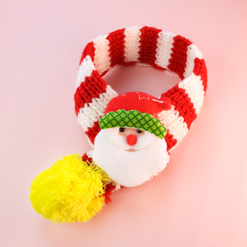 Title 2, Warm Pet Knitted Christmas Scarf