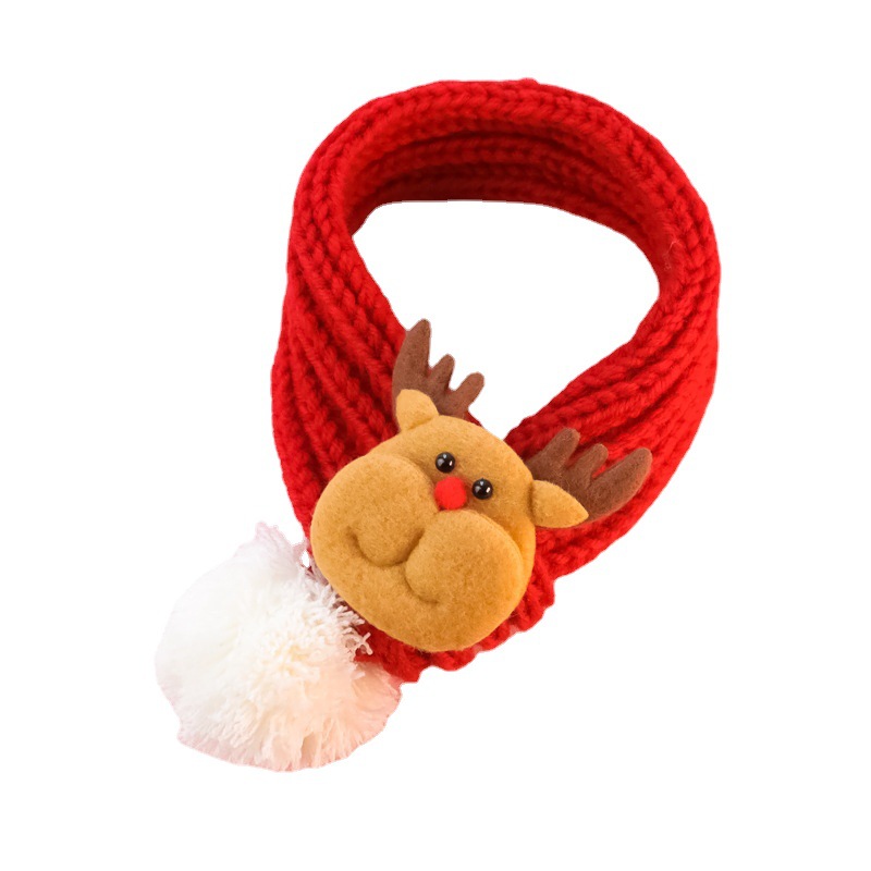 Title 7, Warm Pet Knitted Christmas Scarf Keep your dog ...