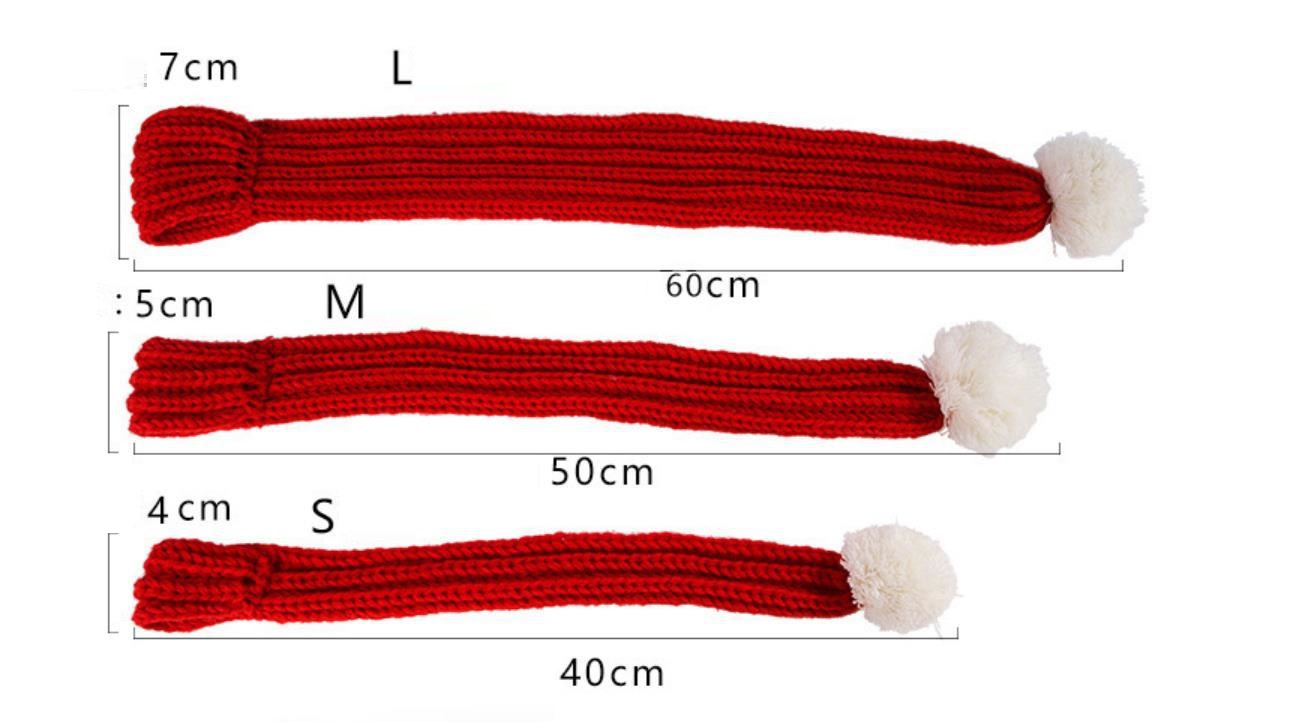 Title 8, Warm Pet Knitted Christmas Scarf