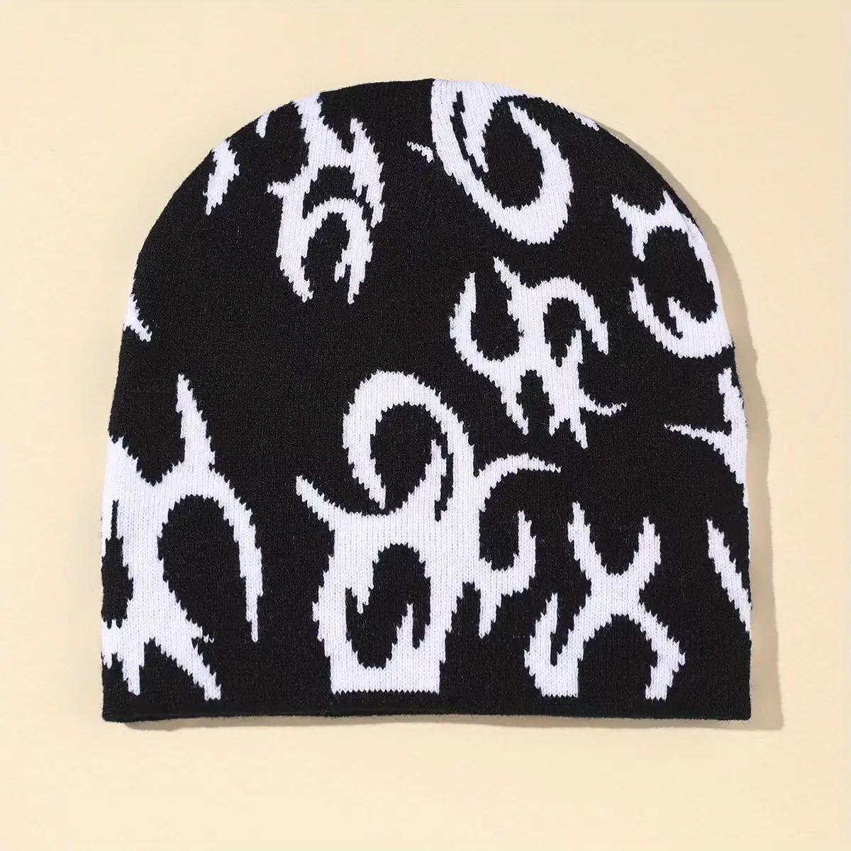 Warm Wool Hat Jacquard Knitted