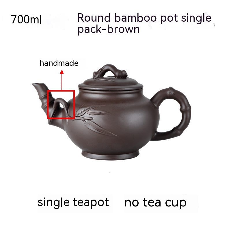 Title 3, Large Capacity Purple Clay Teapot, a Large Hous...