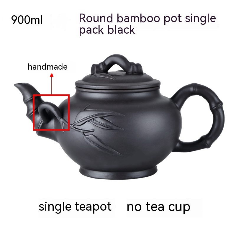 Title 6, Large Capacity Purple Clay Teapot, a Large Hous...