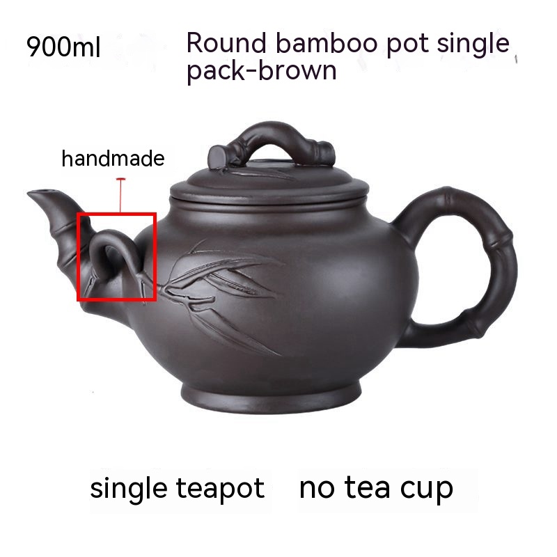 Title 7, Large Capacity Purple Clay Teapot, a Large Hous...