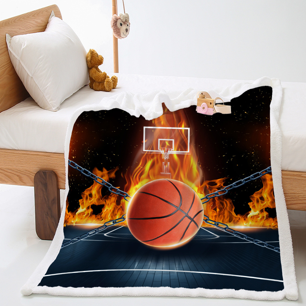 Title 2, Basketball Sports Lambswool Crystal Velvet Doub...