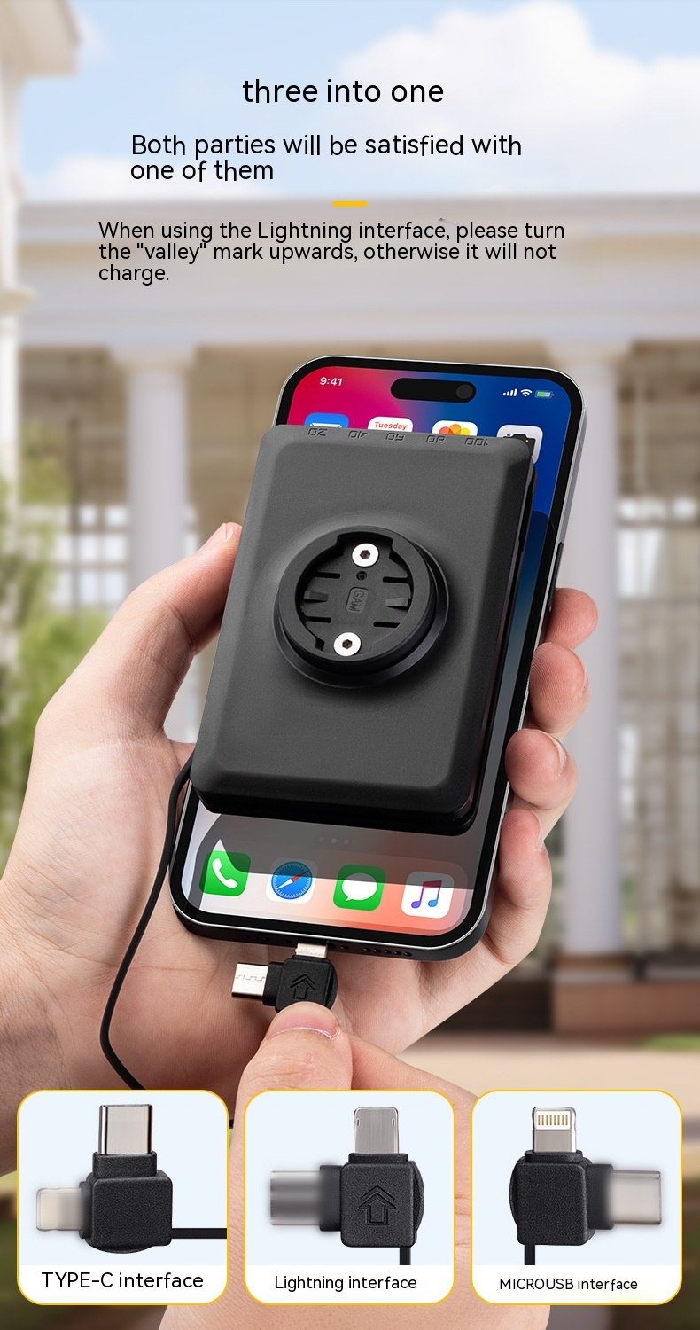 Bicycle Light Power Bank With Cable 13