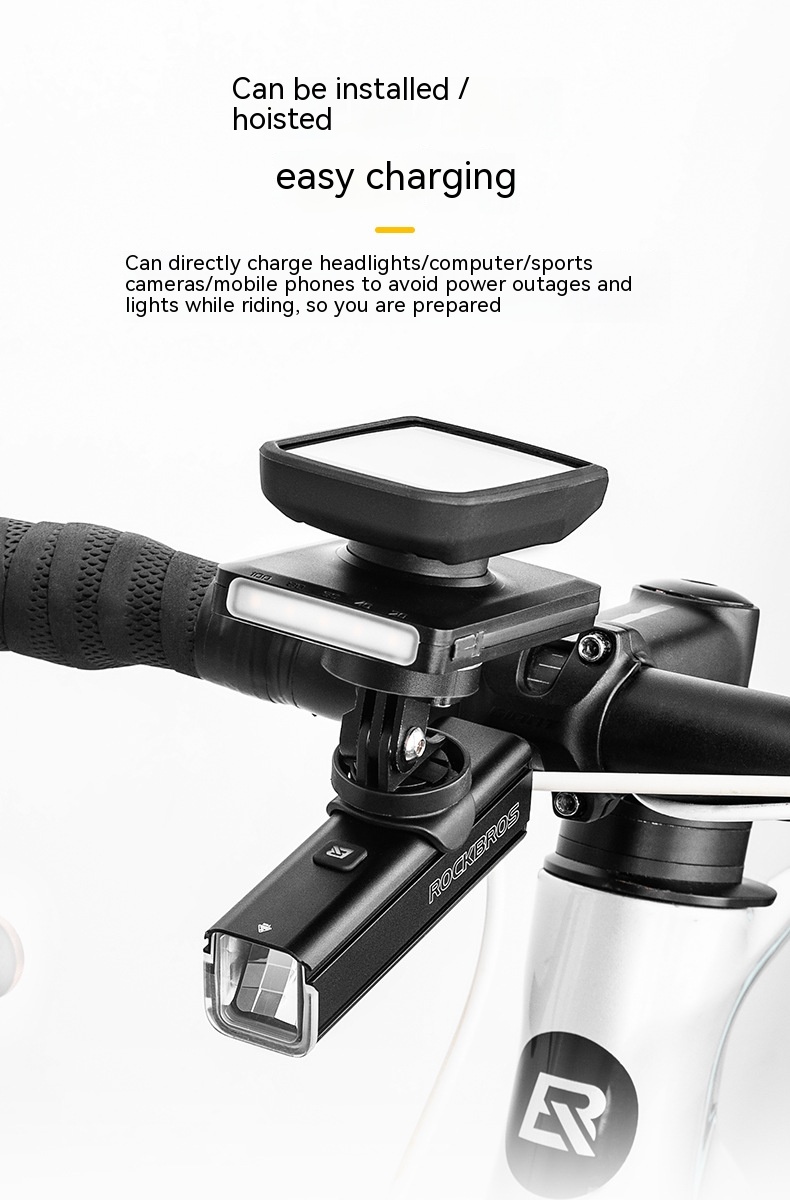Bicycle Light Power Bank With Cable 14