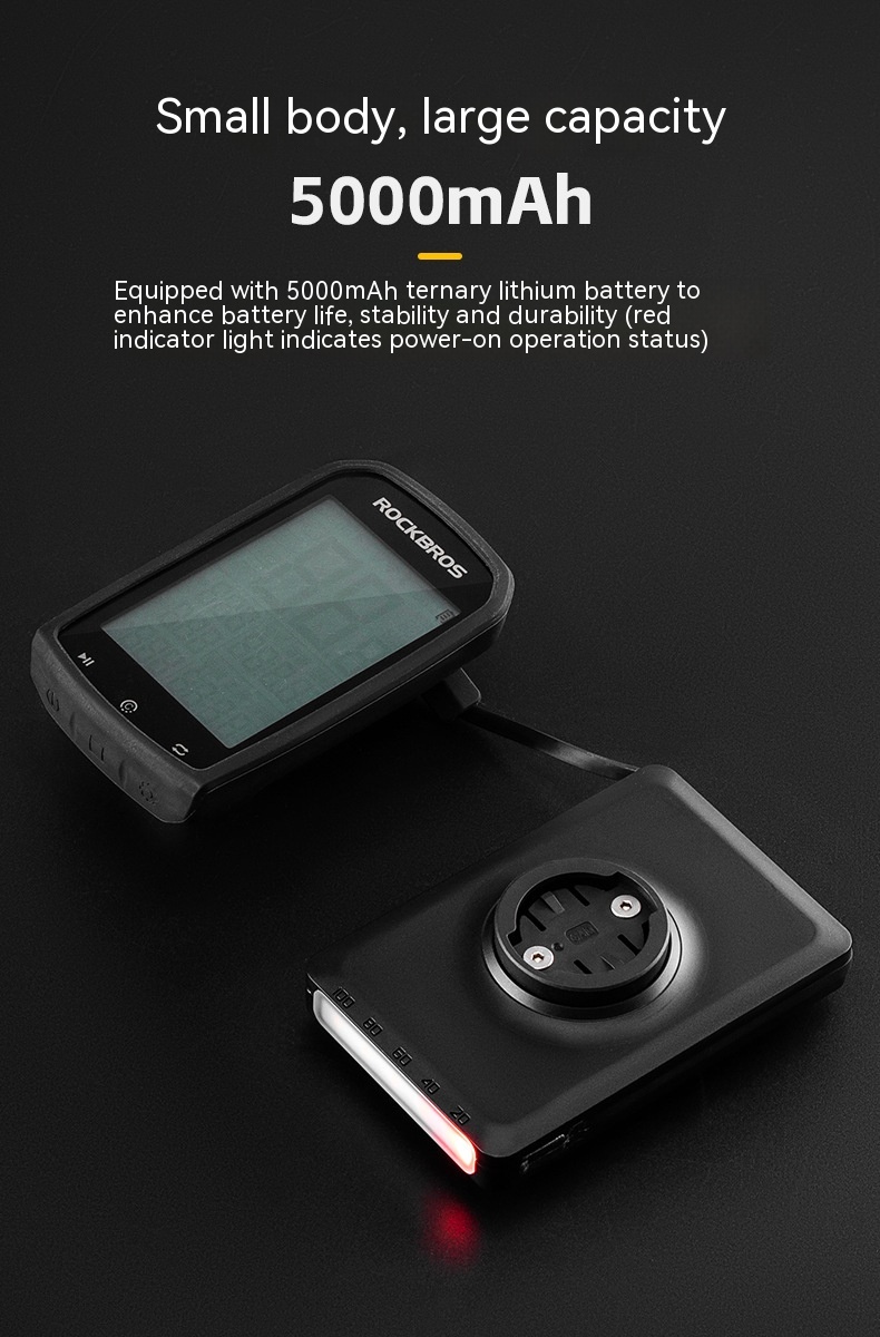 Bicycle Light Power Bank With Cable 15