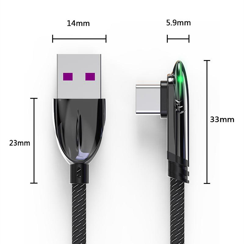 Title 1, Mobile Phone Charging Cable Elbow for Mobile Ga...