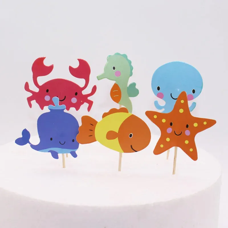 Marine Animal Decorative Flag Little Crab Starfish