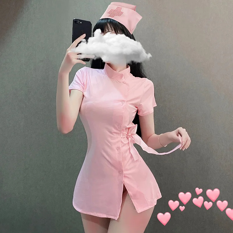 Title 5, Sexy Lingerie Seduction Nurse Dress Up Short Sk...