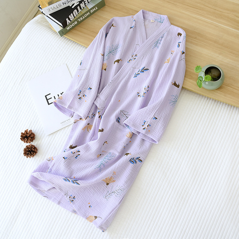 Title 6, Cotton Washed Crepe Nightdress Nightgown Women