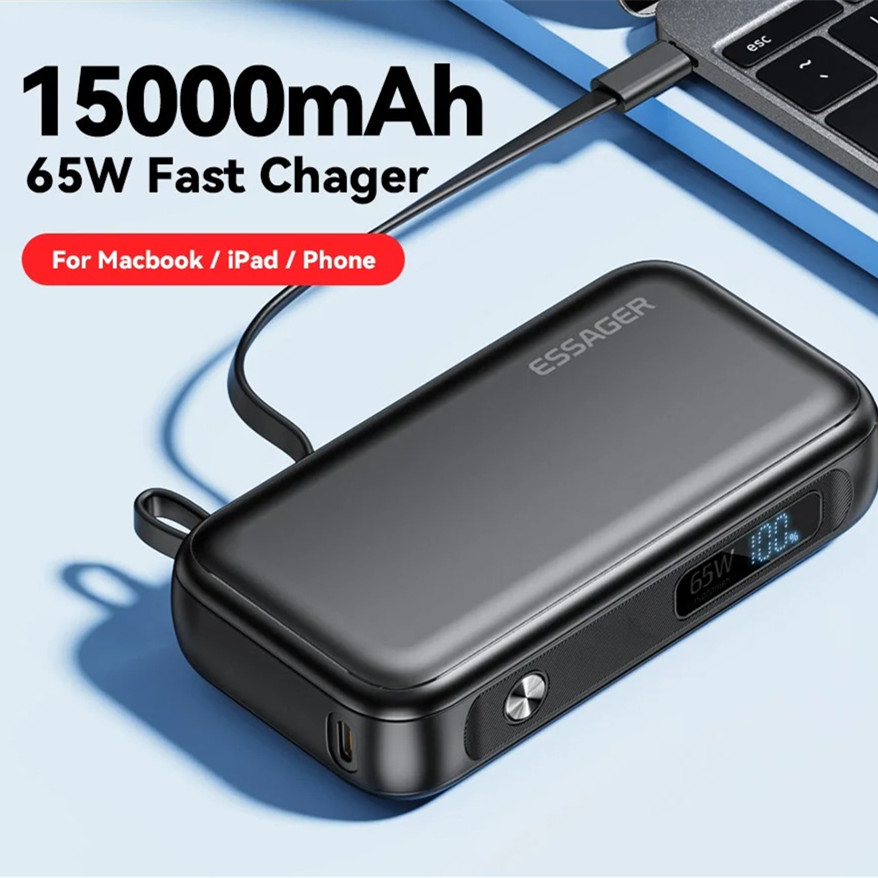 15000mAh Large Capacity Digital Display Mobile Power Supply 10