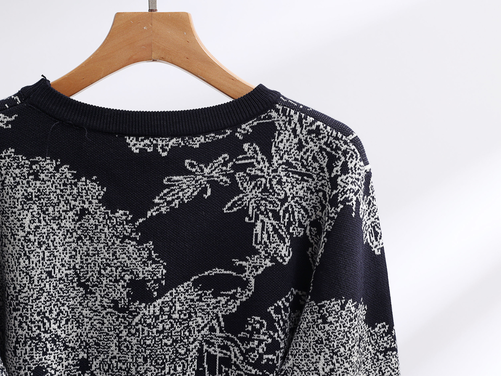 Knitted Two-Piece Sweater and Trouser Set