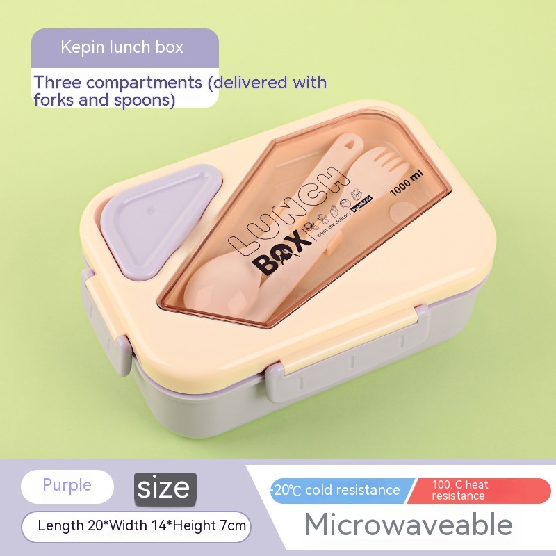 Title 4, Lunch Box Simple Single-layer Outdoor Box Micro...