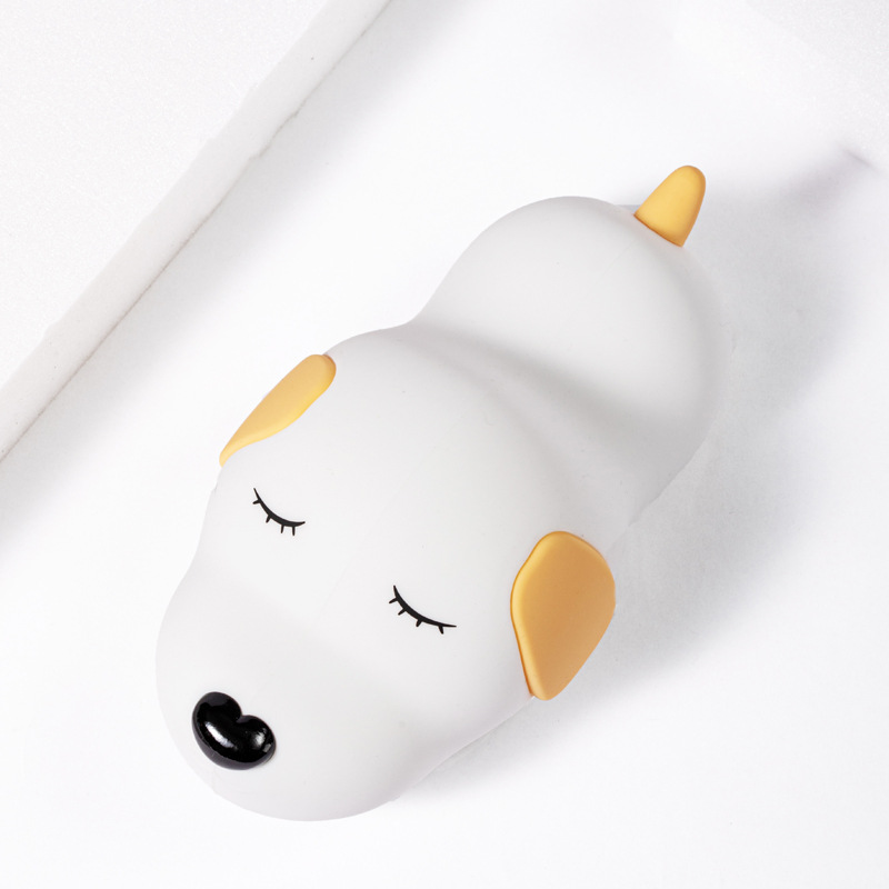 Title 5, Lampe de chevet en silicone Chien Dessin Animé ...