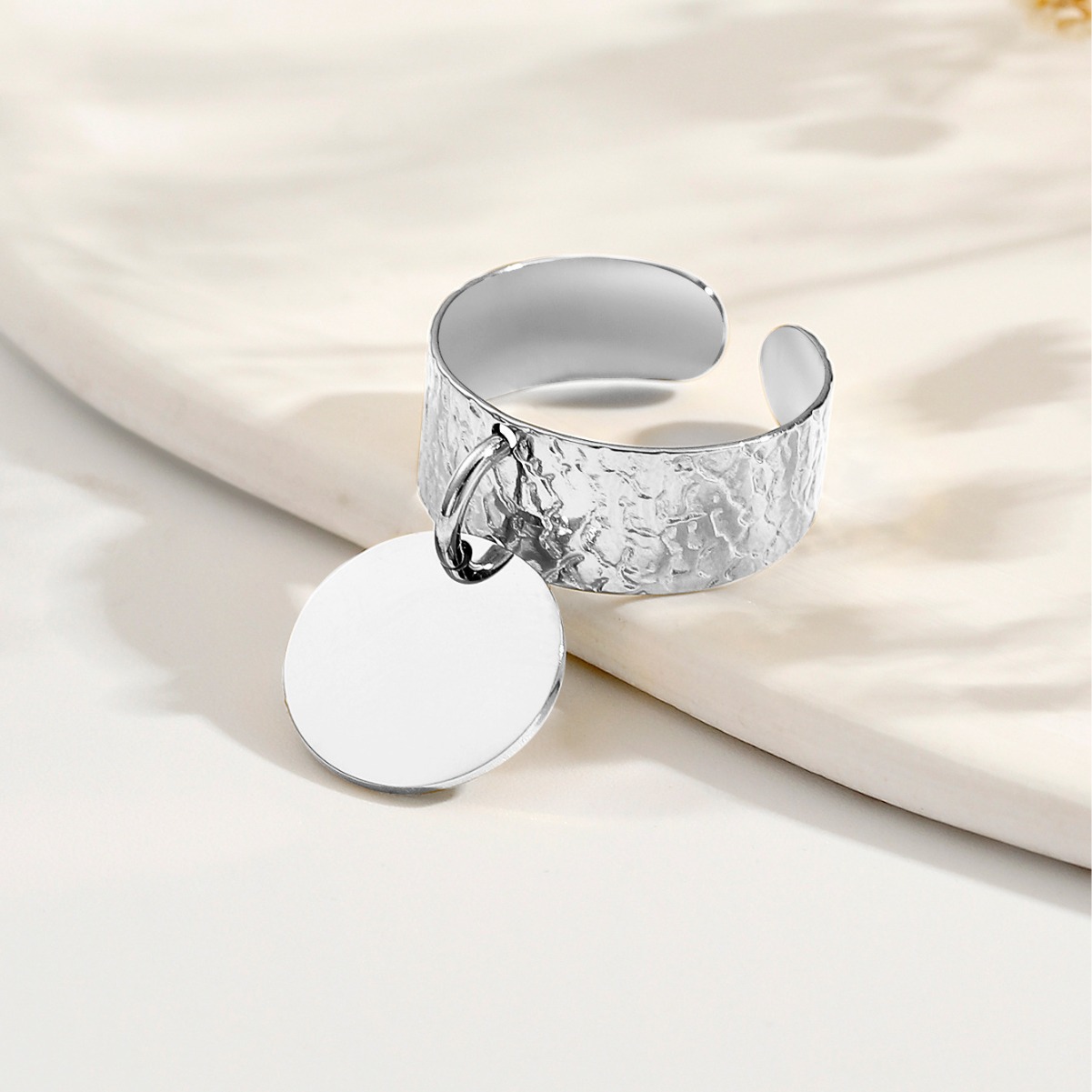 Ins Simple 18K Gold Stainless Steel Rings Pendants Pendant Design