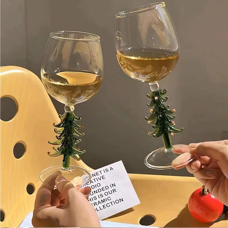 Title 2, Korean Ins Style Creative Christmas Wine Glass ...