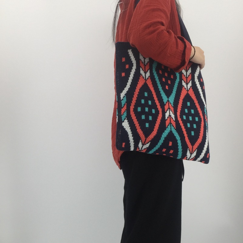 Large Capacity Woven Fabric Cute Fashion Tote Bag — foto 6