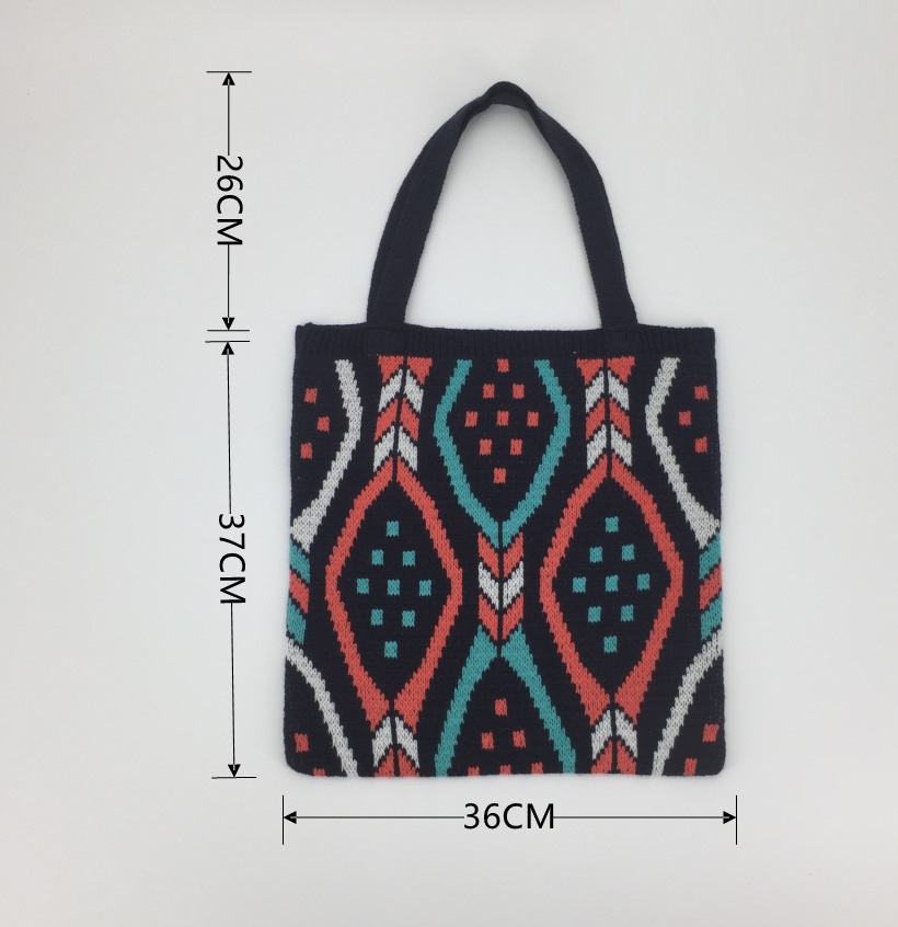 Large Capacity Woven Fabric Cute Fashion Tote Bag — foto 14