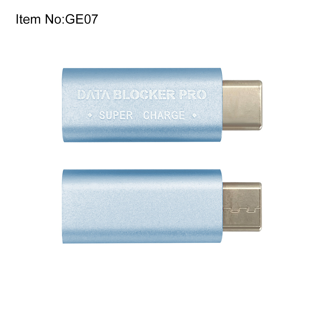 USB-C Anti-theft Swiping Appearance Aluminum Alloy Material Supports Fast Charging And Blocking Data