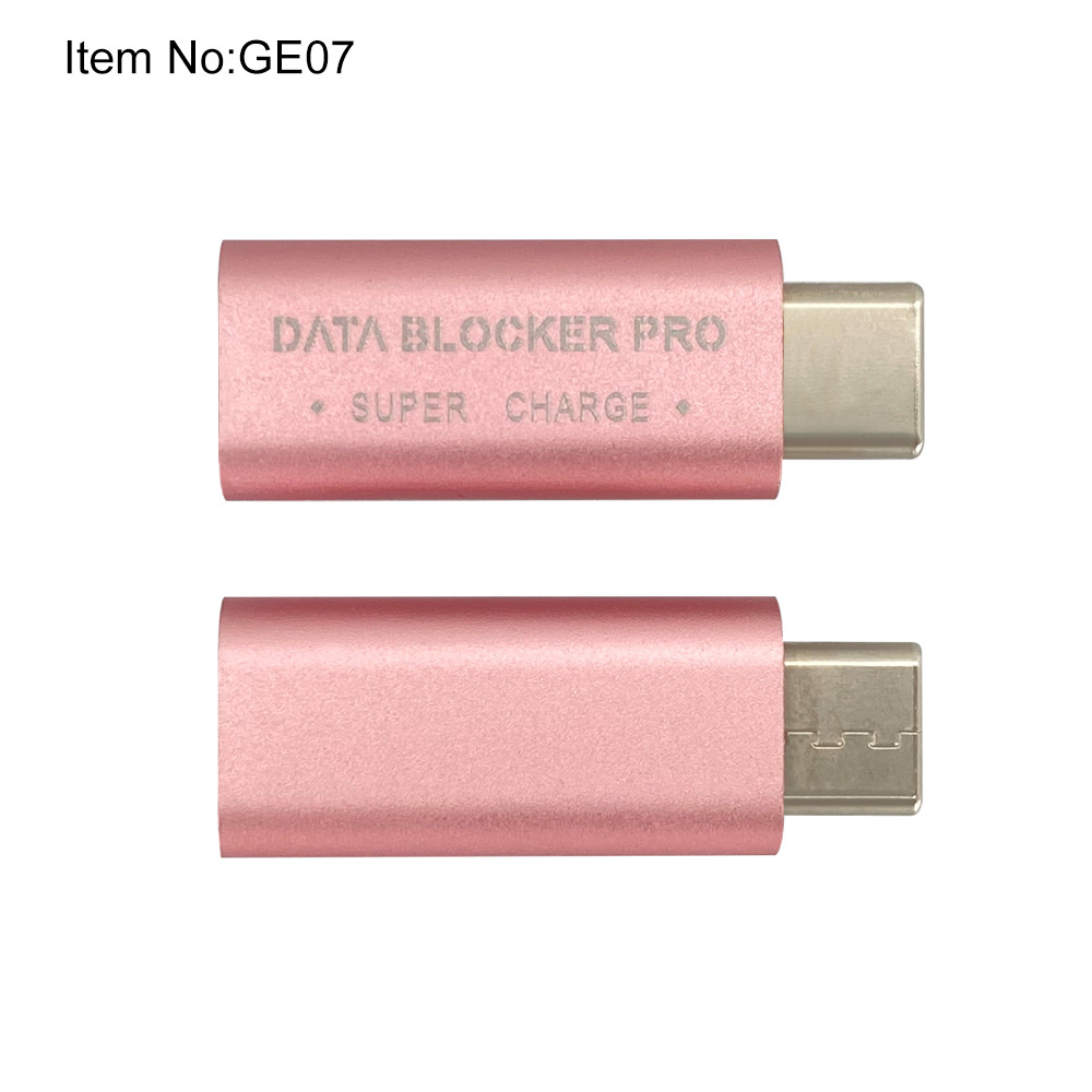 USB-C Anti-theft Swiping Appearance Aluminum Alloy Material Supports Fast Charging And Blocking Data