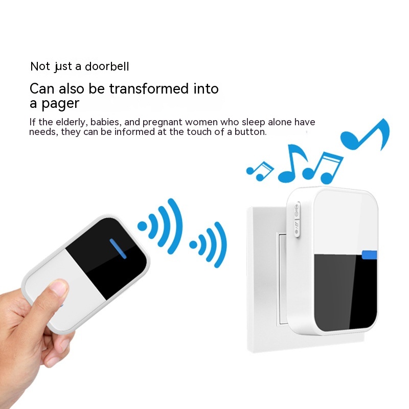 Self-generating Wireless Doorbell Home Long-distance New Beeper - Image 7