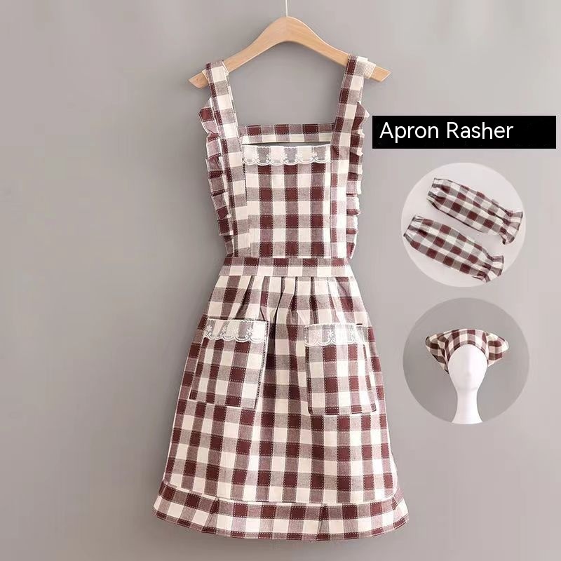 Title 4, Princess Dress Apron Household Kitchen Breathab...