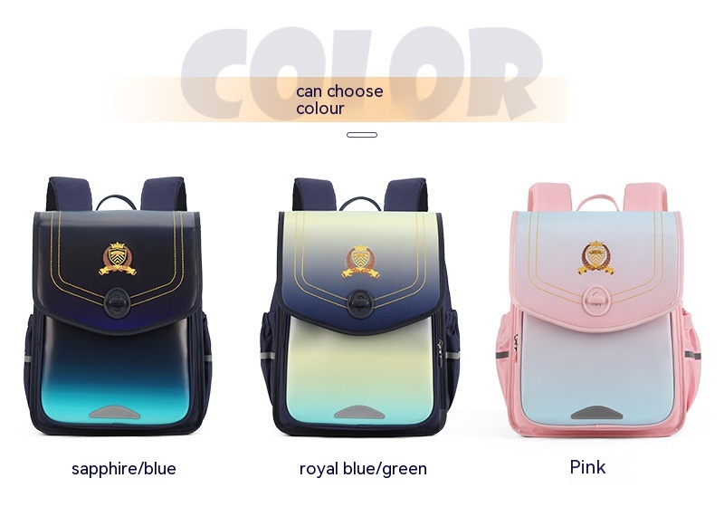 Children's Primary School Student British Noble Schoolbag Female Cartoon Waterproof Rucksack Brand Backpack - Image 6