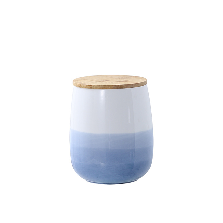 Title 3, Ceramic Belly Jar Kitchen Coarse Cereals Dry Go...