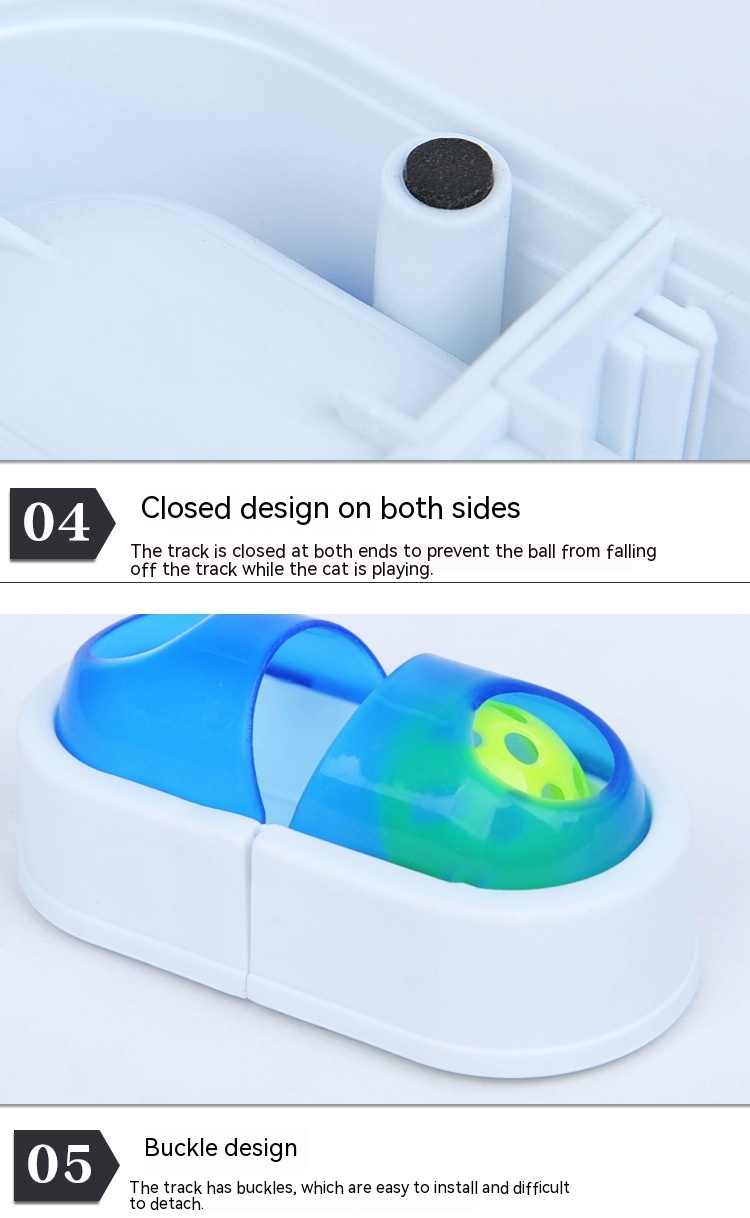 Pet Suit Track Ball DIY Track Amusement Plate Combined Cat Toy