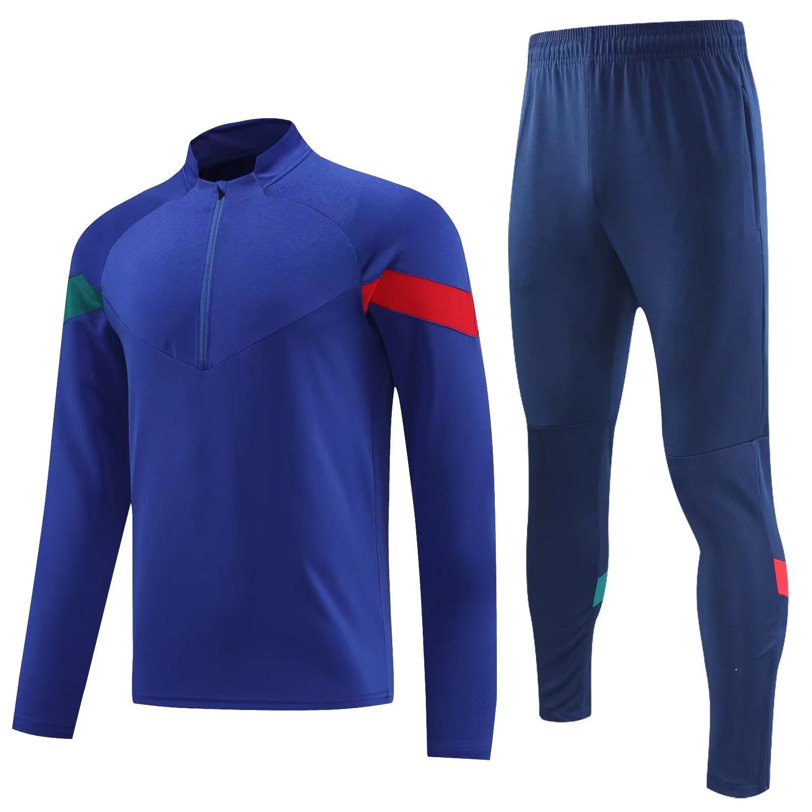 Title 2, Completo allenamento calcio con mezza zip. Abbi...