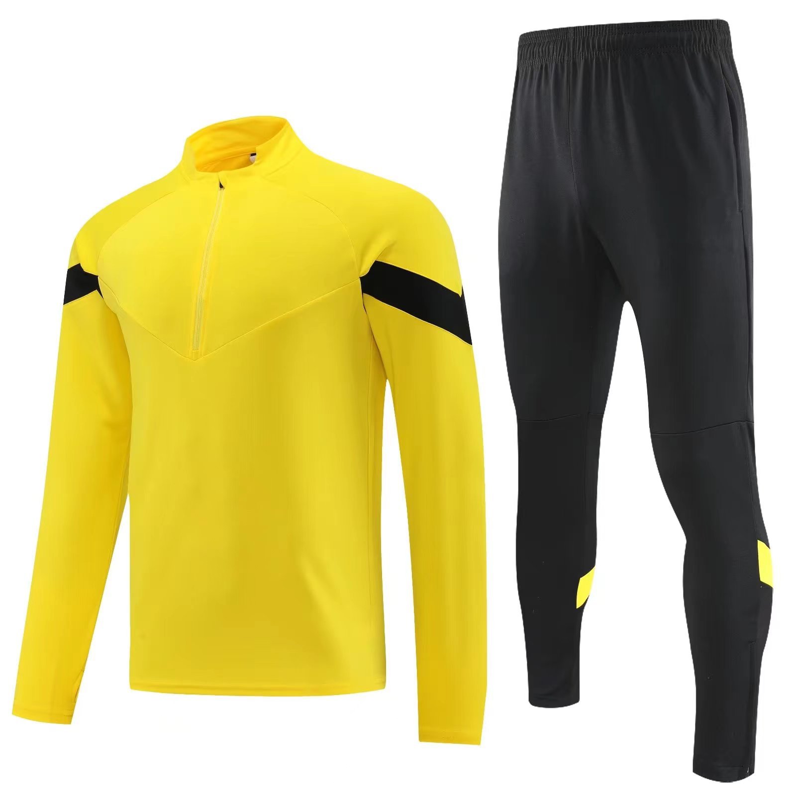 Title 5, Completo allenamento calcio con mezza zip. Abbi...