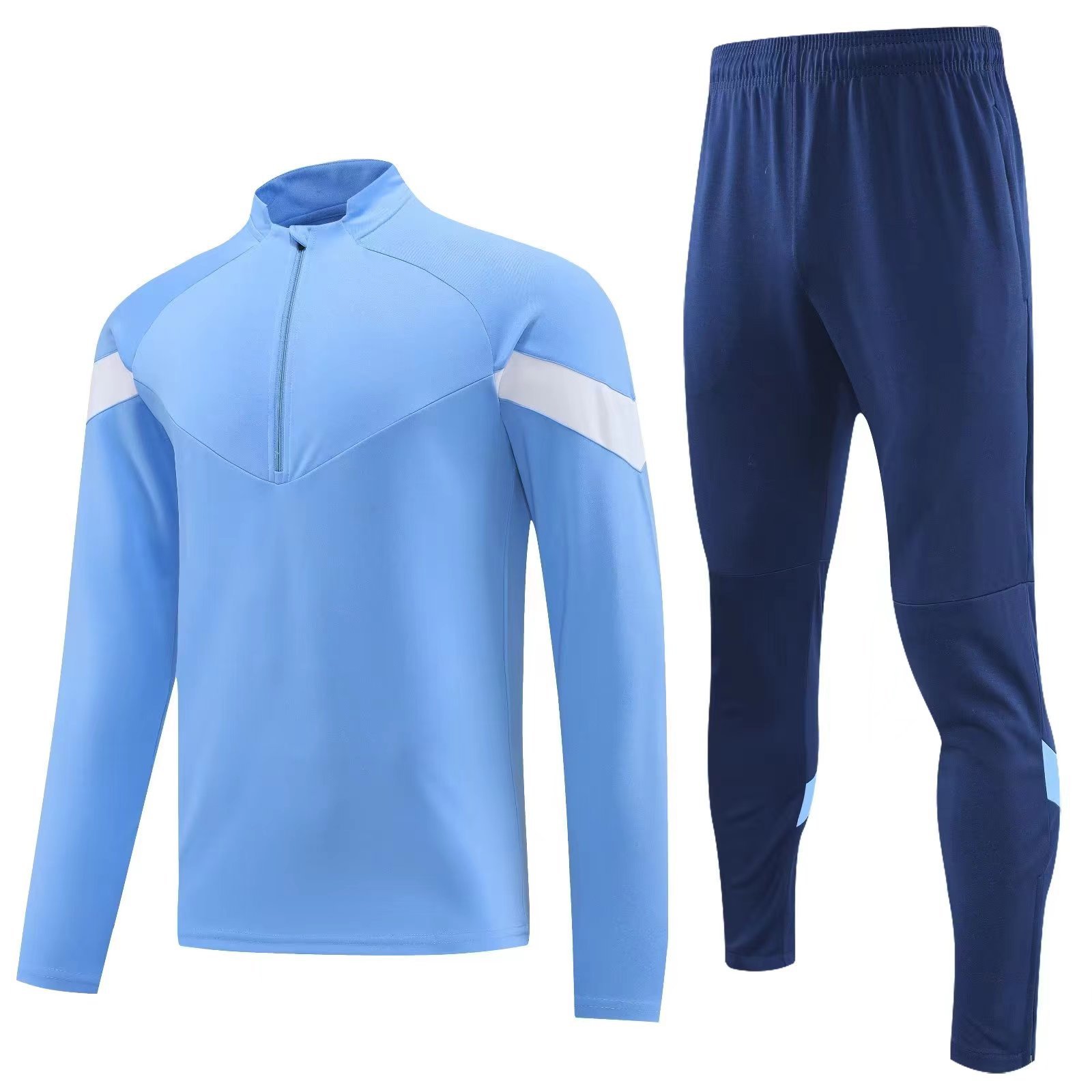 Title 6, Completo allenamento calcio con mezza zip. Abbi...