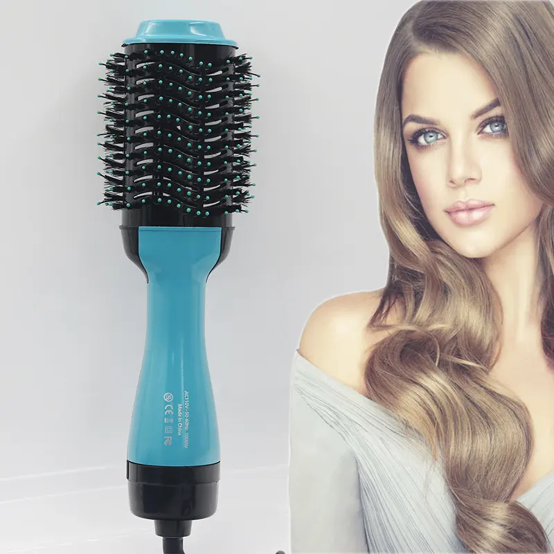 Hot Air Brush Blowing Combs Roll Straight Three-in-one Hair