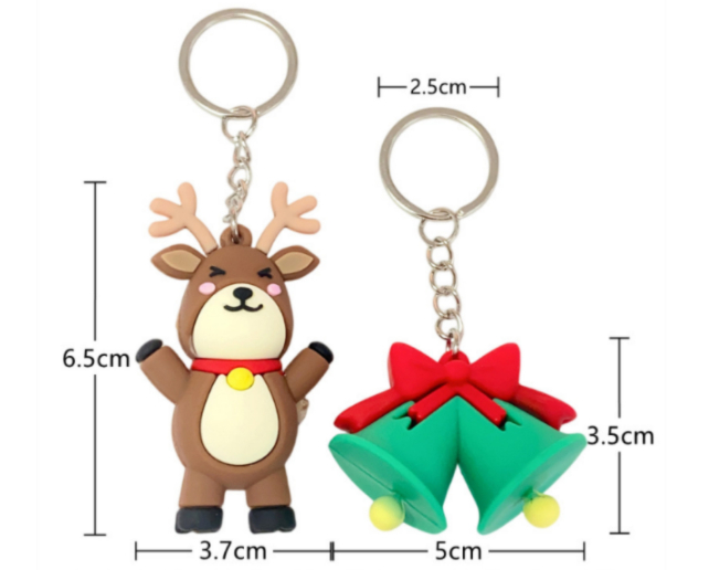 Title 2, New Christmas Series Cartoon Key Button Soft Ru...