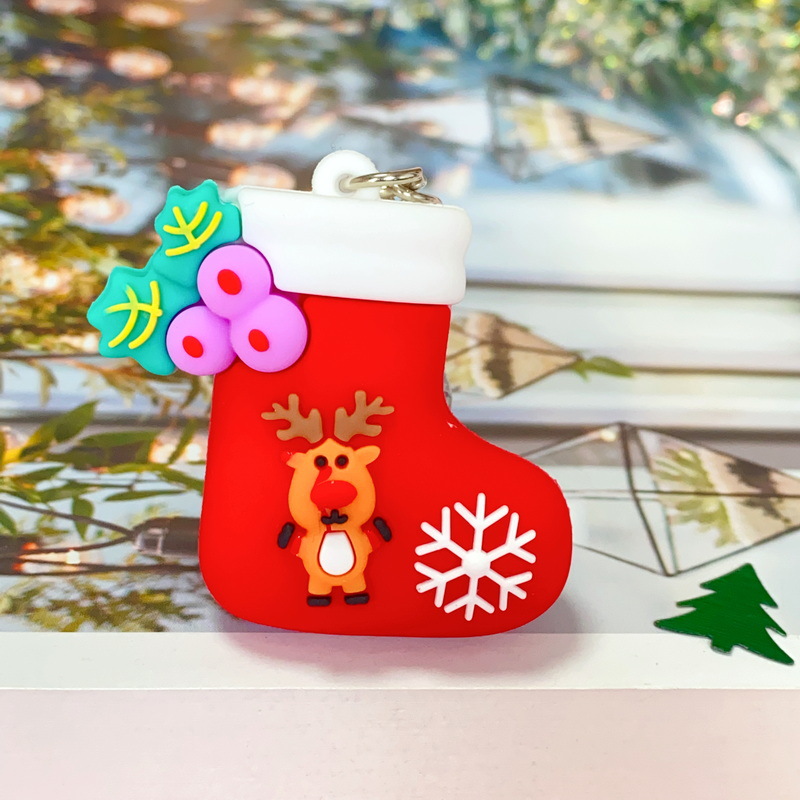 Title 7, New Christmas Series Cartoon Key Button Soft Ru...