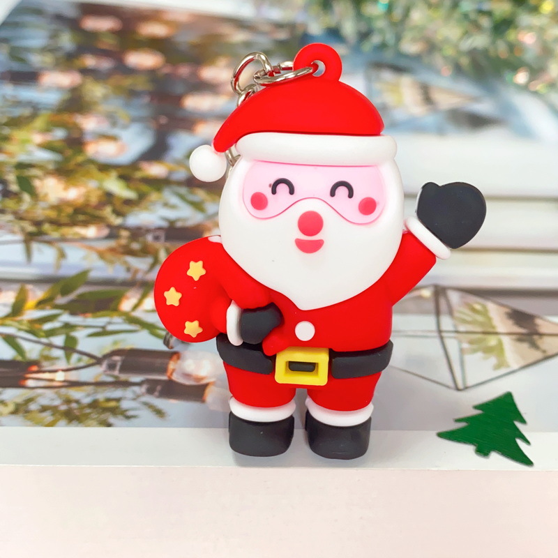 Title 18, New Christmas Series Cartoon Key Button Soft Ru...