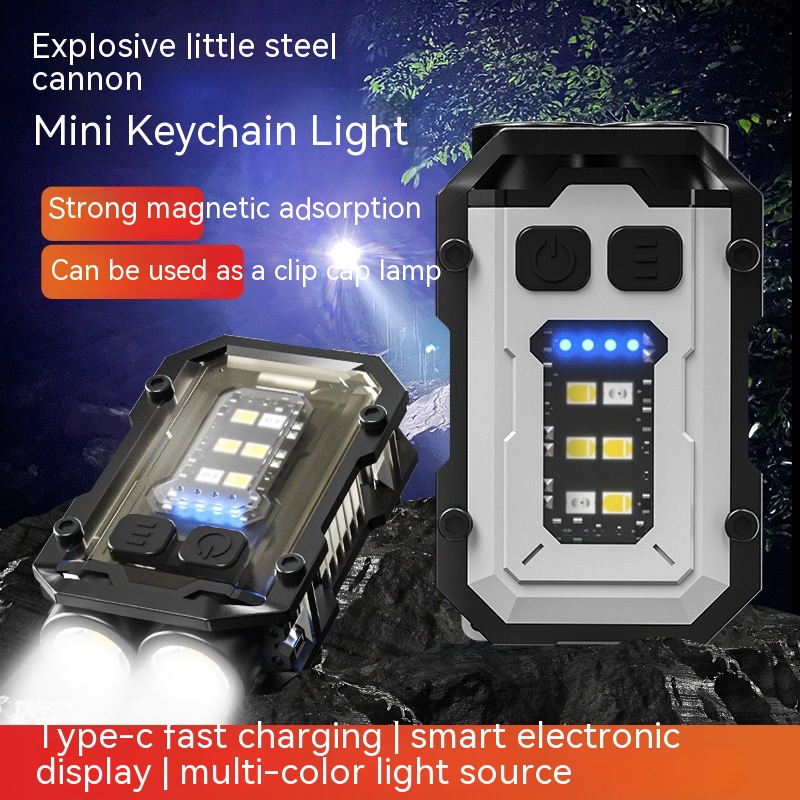 Title 1, Outdoor Portable Mini Keychain Light Multifunct...