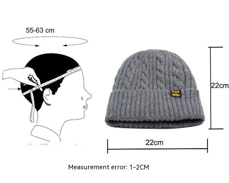 European And American Knitted Hat Men's Autumn And Winter Hat — foto 11