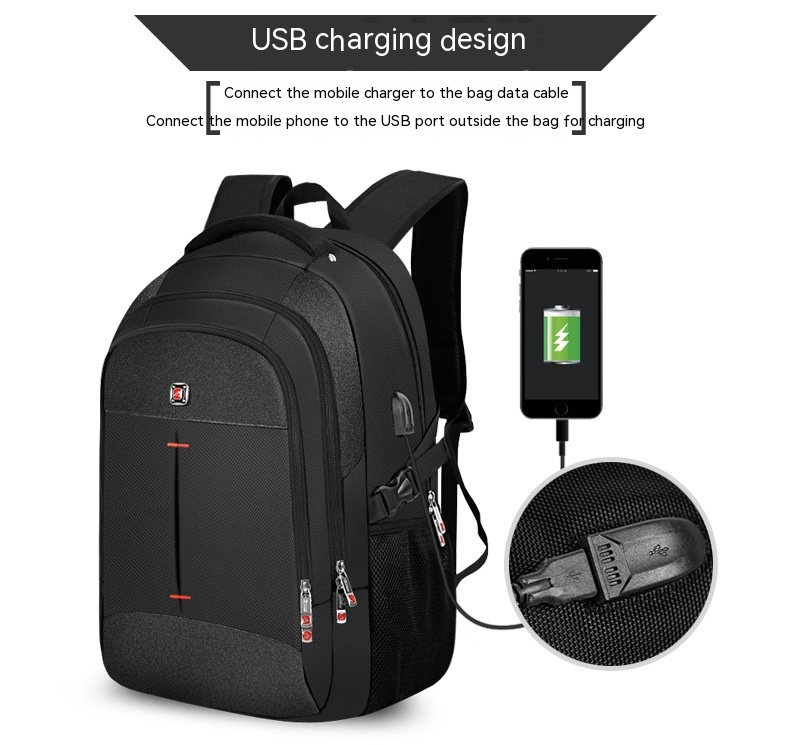 Title 8, Mens Backpack Laptop Bag USB Charging Waterpro...