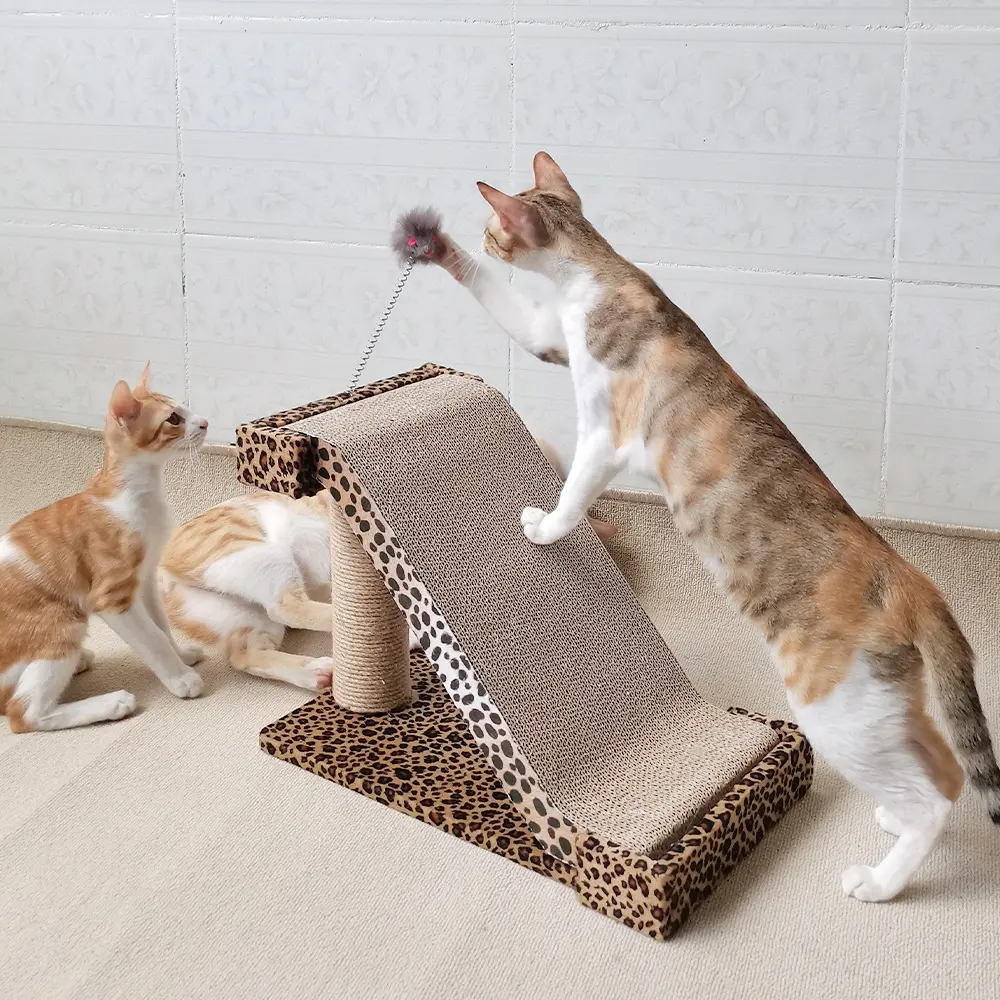 Cat Scratch Board with Corrugated Paper Can Be Replaced