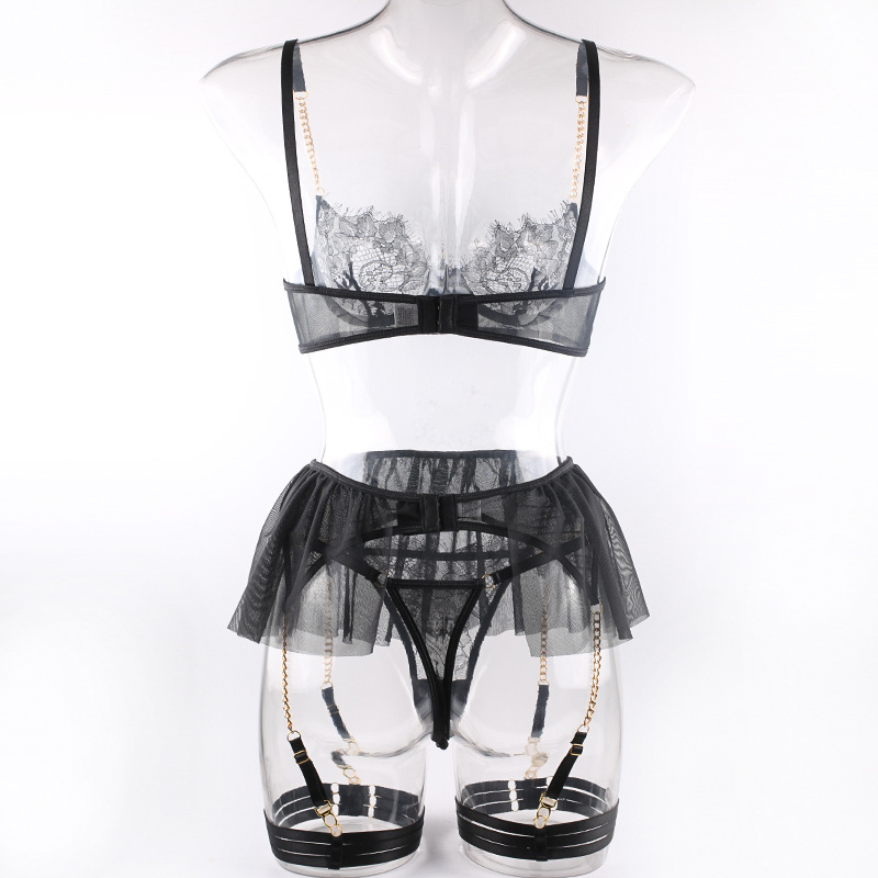 Title 10, Chain With Steel Ring Garter Gauze Skirt Tight ...