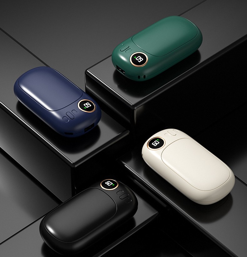 Two-in-one Digital USB Charging Hand Warmer Power Bank 6