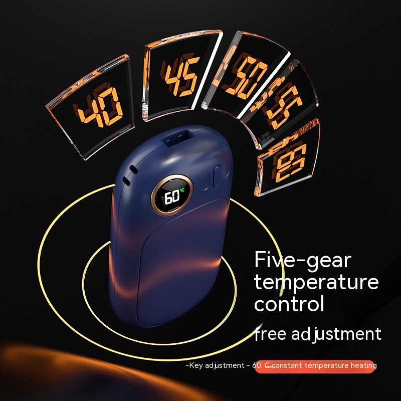 Two-in-one Digital USB Charging Hand Warmer Power Bank 7