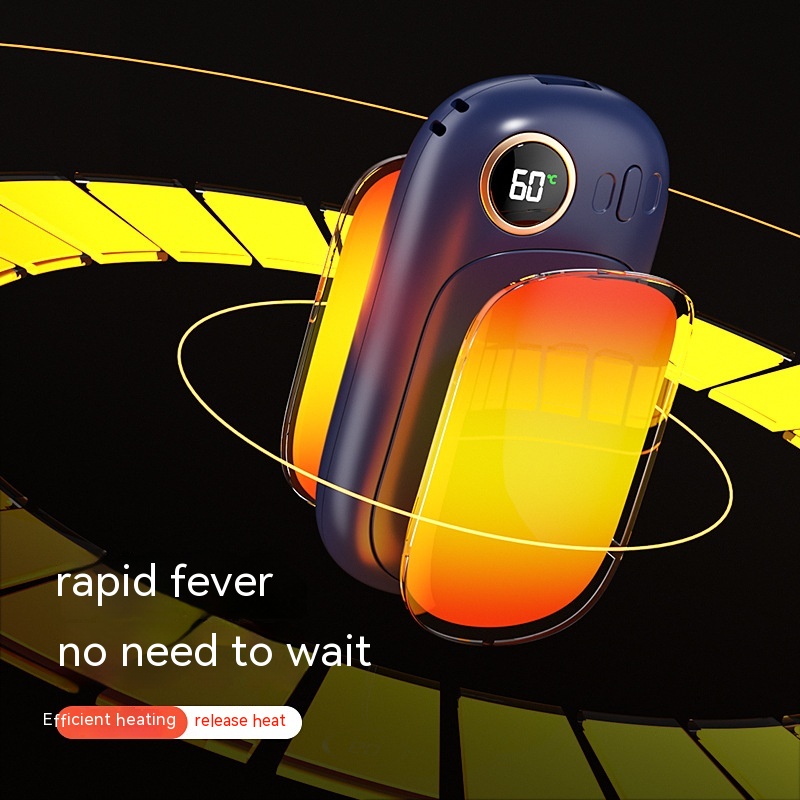 Two-in-one Digital USB Charging Hand Warmer Power Bank 8