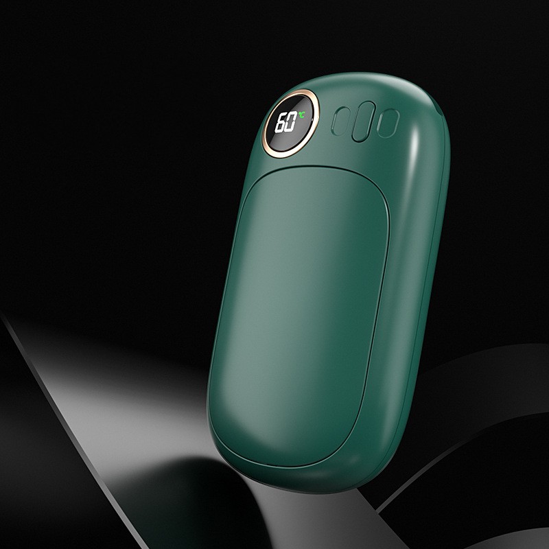 Two-in-one Digital USB Charging Hand Warmer Power Bank 12